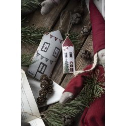 Ib Laursen Hus til ophng med jutesnor 1 stk