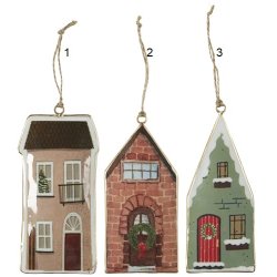 Ib Laursen Hus til ophng med jutesnor 3 varianter - 1 stk