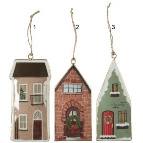 Ib Laursen Hus til ophng med jutesnor 3 varianter - 1 stk