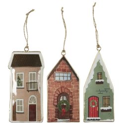 Ib Laursen Hus til ophng med jutesnor 3 varianter - 1 stk