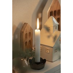 Ib Laursen Hus stende med 9 vinduer hvid side (Hjde 28 cm)