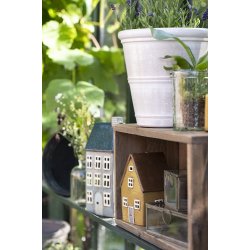 Ib Laursen Hus til fyrfadslys Nyhavn brunt tag uden skorsten