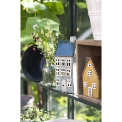 Ib Laursen Hus til fyrfadslys Nyhavn brunt tag uden skorsten