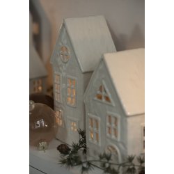 Ib Laursen Hus til fyrfadslys Stillenat buet dr creme