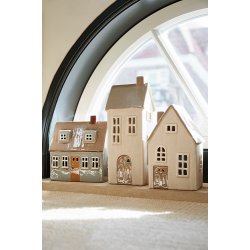 Ib Laursen Hus til fyrfadslys 2 vinduer r facade