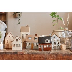  Ib Laursen Hus til fyrfadslys 3 vinduer r facade