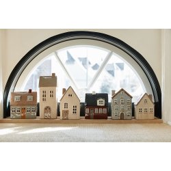  Ib Laursen Hus til fyrfadslys 3 vinduer r facade