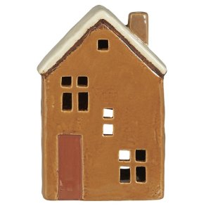 Ib Laursen Hus til fyrfadslys Brighton rustfarvet dr