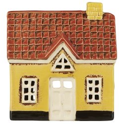 Ib Laursen Hus til fyrfadslys My Home Town hvid dr