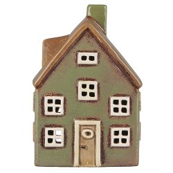 Ib Laursen Hus til fyrfadslys Nyhavn, med brun dr