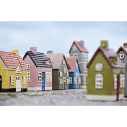 Ib Laursen Hus til fyrfadslys Nyhavn, med brun dr