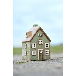 Ib Laursen Hus til fyrfadslys Nyhavn, med brun dr