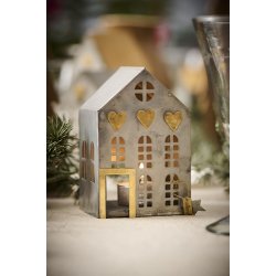 Ib Laursen Hus til fyrfadslys Stillenat 3 ass, 1 stk.