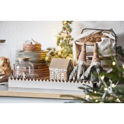 Ib Laursen Hus til fyrfadslys Stillenat Gingerbread drkrans