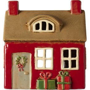 Ib Laursen Hus til fyrfadslys Stillenat drkrans og gaver