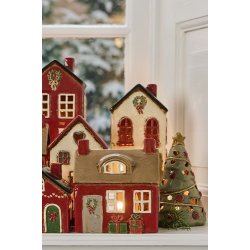 Ib Laursen Hus til fyrfadslys Stillenat drkrans og gaver