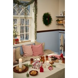 Ib Laursen Hus til fyrfadslys Stillenat rdt tag og brun dr