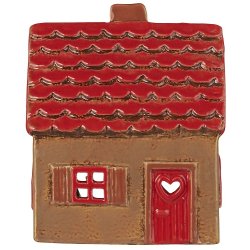 Ib Laursen Hus til fyrfadslys Stillenat rdt tag og rd dr