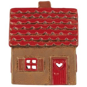 Ib Laursen Hus til fyrfadslys Stillenat rdt tag og rd dr