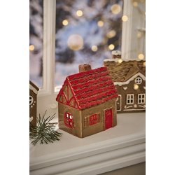 Ib Laursen Hus til fyrfadslys Stillenat rdt tag og rd dr