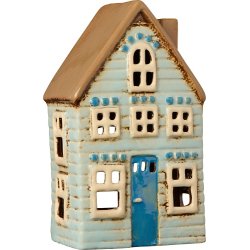 Ib Laursen Hus til fyrfadslys Visby bl dr brunt tag