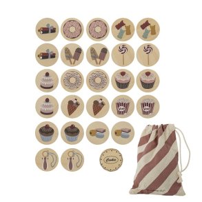 Bloomingville Mini - Sesse Huskespil, Natur, Krydsfiner