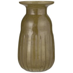 Ib Laursen Hyacintvase pebbled glas autumn green