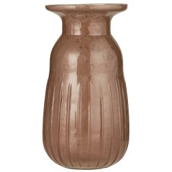 Ib Laursen Hyacintvase pebbled glas faded rose