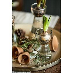 Ib Laursen - Hyacintvase pokalformet mundblst bning :7,3 cm