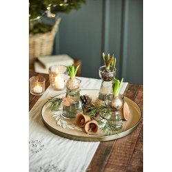 Ib Laursen - Hyacintvase pokalformet mundblst bning :7,3 cm