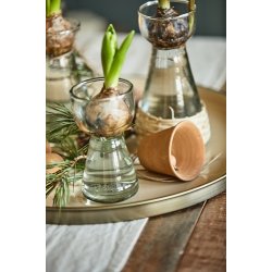 Ib Laursen - Hyacintvase pokalformet mundblst bning :7,3 cm