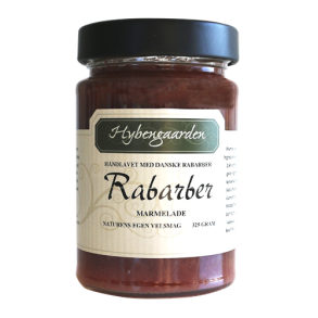 Hybengaarden Rabarbermarmelade - 325g BB 13/11