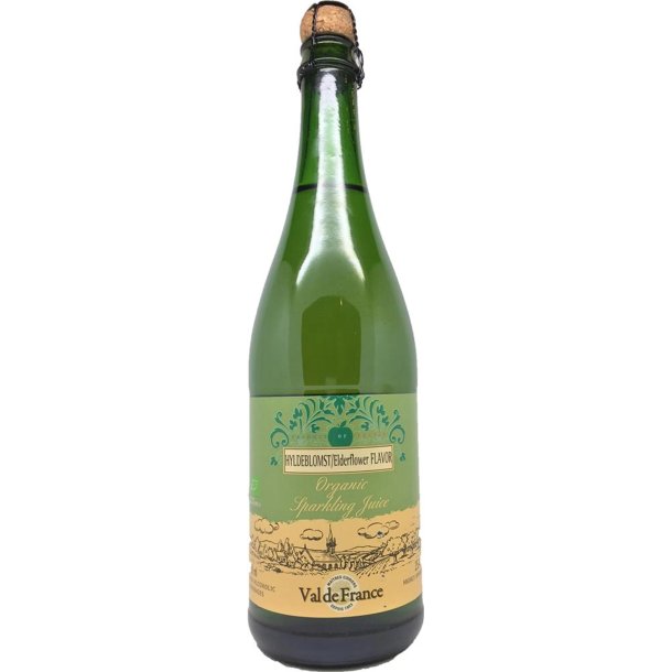 Vale De France - Hyldeblomstcider Alkoholfri  kologisk 75cl