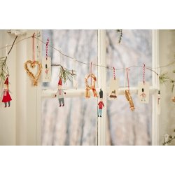 Ib Laursen Hjerte til ophng My Nostalgic Christmas (rd snor)