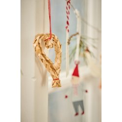 Ib Laursen Hjerte til ophng My Nostalgic Christmas (rd snor)