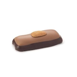 Sv. Michelsen -Nougat-marcipan med lys chokolade petit four - 25g. 1 stk.