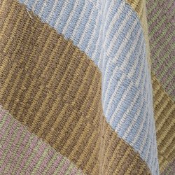 Bloomingville - Isnel Plaid, Gul - Genanvendt Bomuld - 160x130 cm.