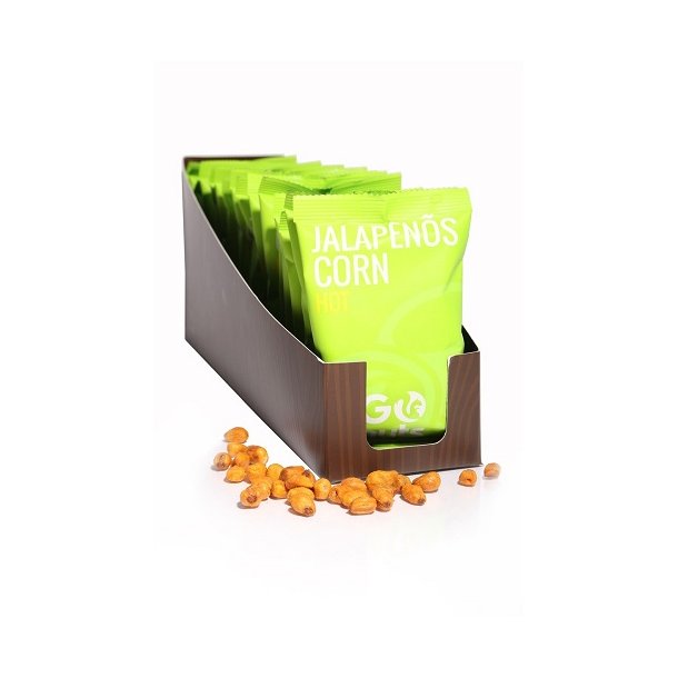 Go Nuts - Jalapens hot majs i grn bag GoNuts