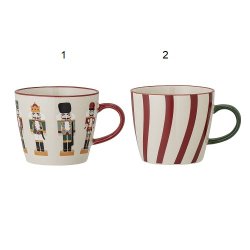 Bloomingville - Jolly Krus, Rd, nddeknkker, Stentj - 1 stk. 2 varianter