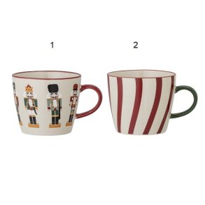 Bloomingville - Jolly Krus, Rd, nddeknkker, Stentj - 1 stk. 2 varianter