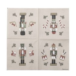 Bloomingville -Jolly Serviet, Grn,  20 stk.