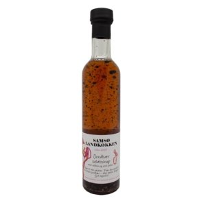 Sams� Landk�kken Jordb�r Salat Sirup med Knust Sort Peber 250 ml.