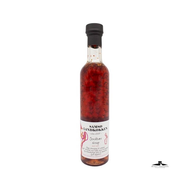 Sams Landkkken Jordbrsirup med Knust Chili 250 ml.