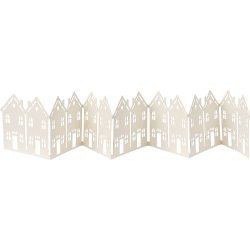 Ib Laursen - Julebordpynt remse af huse 73 cm.