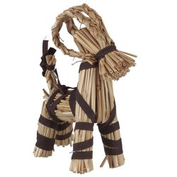 Ib Laursen Julebuk med brunt bnd 21,5 cm.