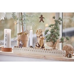 Ib Laursen Julebuk med brunt bnd 21,5 cm.