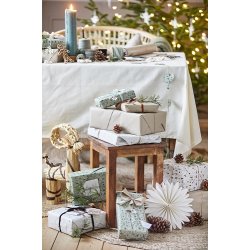 Ib Laursen Julebuk med brunt bnd 30 cm.