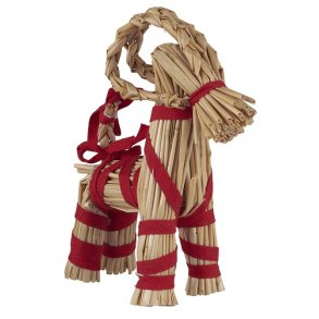 Ib Laursen Julebuk med rdt bnd 21,5 cm.