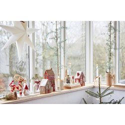 Ib Laursen Julebuk med rdt bnd 21,5 cm.