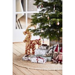 Ib Laursen Julebuk med rdt bnd 30 cm.